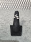 Licensed Product Womens .925 Silver Willie G Skull Split Twist Ring