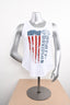 Licensed Product Womens Wavering Flag White Sleeveless Tank