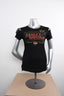 Licensed Product Womens Vintage Studded Black Short Sleeve T-Shirt