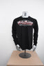 Licensed Product Mens Chrome Emblem Black Long Sleeve T-Shirt