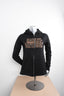 Licensed Product Womens Stack Faded Name Full Zip Black Long Sleeve Hoodie