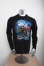 Licensed Product Mens Santa Ride Black Long Sleeve T-Shirt