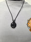 Licensed Product Mens Stainless Steel MC Black Matte Leather Cord Necklace