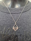 Licensed Product Womens .925 Silver Champagne Swirl Filigree Necklace - One Size
