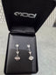 Licensed Product Womens Sterling Silver Shooting Arrow Post Earrings