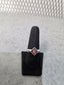 Licensed Product Womens .925 Silver Fire Red Radiant Stone Ring
