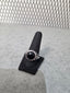 Licensed Product Mens Sterling Silver Domed Black Onyx Tribal Ring