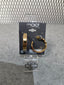 Licensed Product Womens Stainless Steel Gold Tone Mariner Chain Hoop Earrings