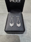 Licensed Product Womens .925 Sterling Silver Insignia Bling Chandelier Earrings