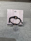 Licensed Product Womens Rose Gold Plated Open Circle Black Cord Bracelet
