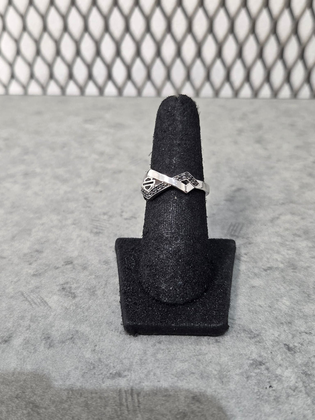 Licensed Product Womens .925 Silver Diamond Festival Black CZ Ring