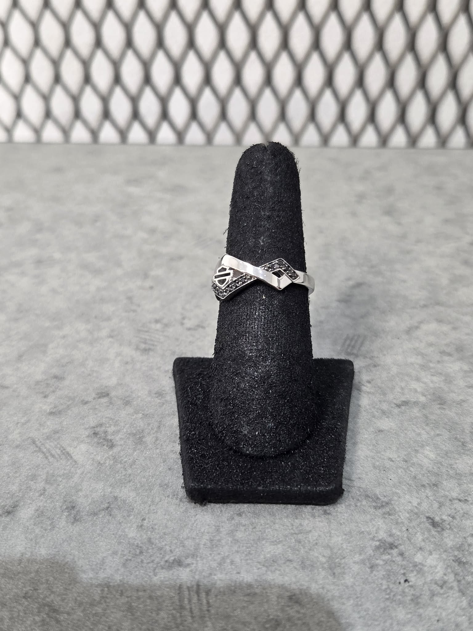 Licensed Product Womens .925 Silver Diamond Festival Black CZ Ring