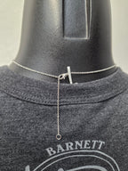 Licensed Product Womens .925 Silver Outline Chain Necklace - Adjustable