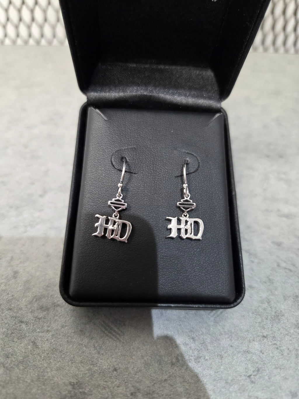 Licensed Product Womens .925 Silver Old English Drop Earrings