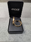 Licensed Product Womens .925 Sterling Silver Insignia Gold Plated Hoop Earrings