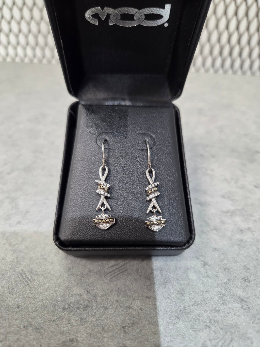 Licensed Product Womens Bling Barb Wire French Hook Earrings
