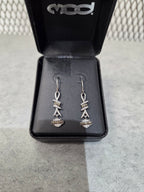 Licensed Product Womens Bling Barb Wire French Hook Earrings