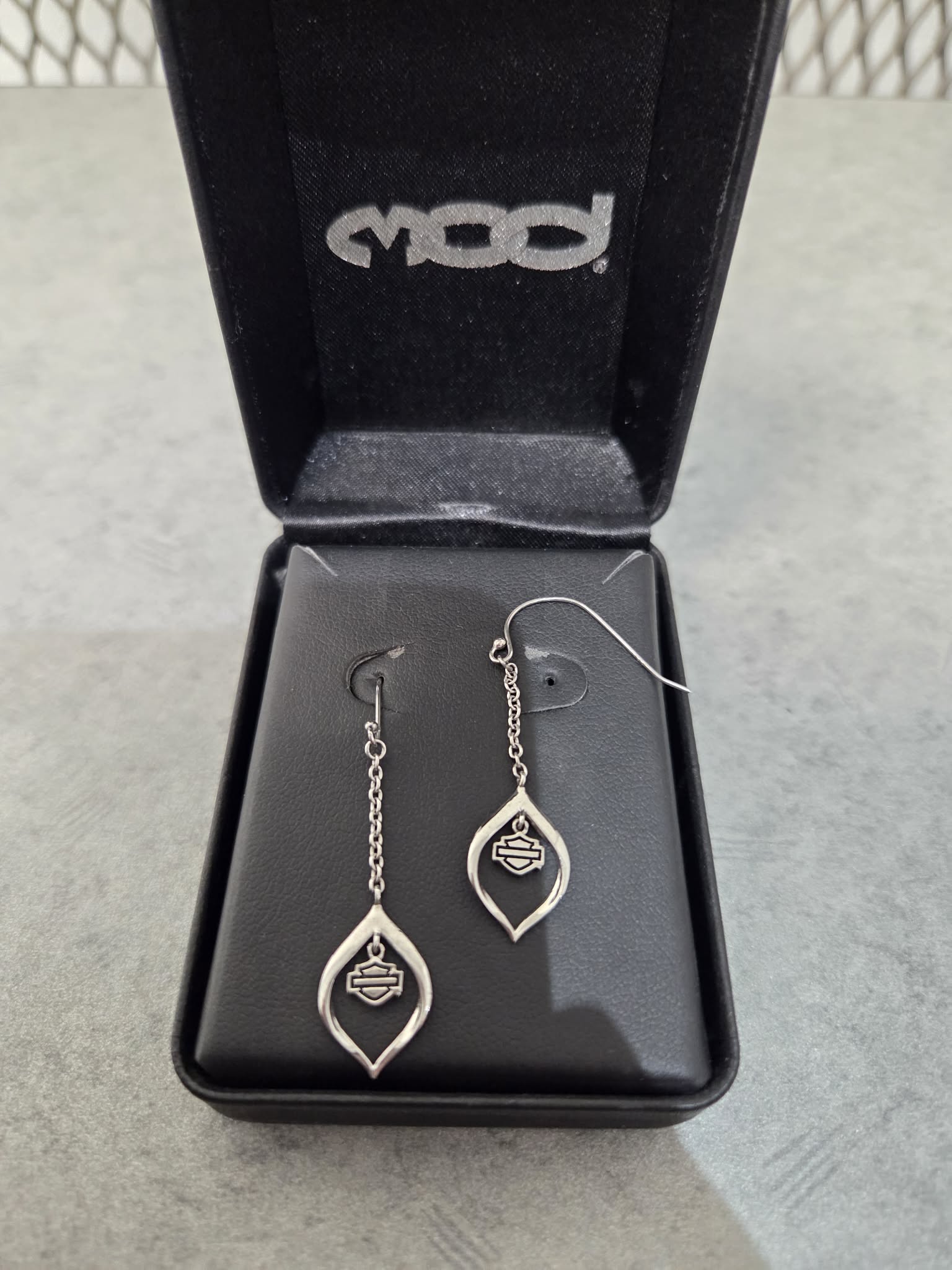 Licensed Product Womens .925 Silver Infinity Drop Earrings