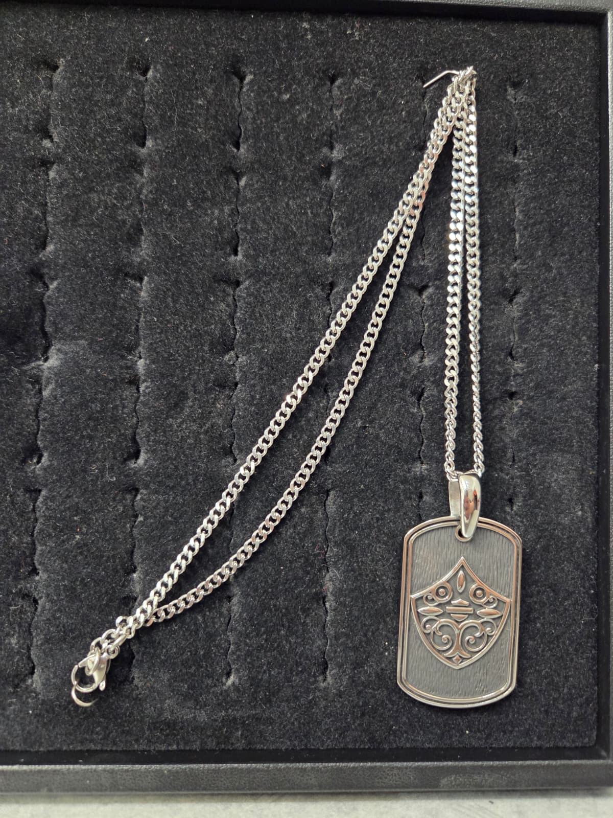 Licensed Product Filigree Shield Heavy Duty 2" Dog Tag Secondary image