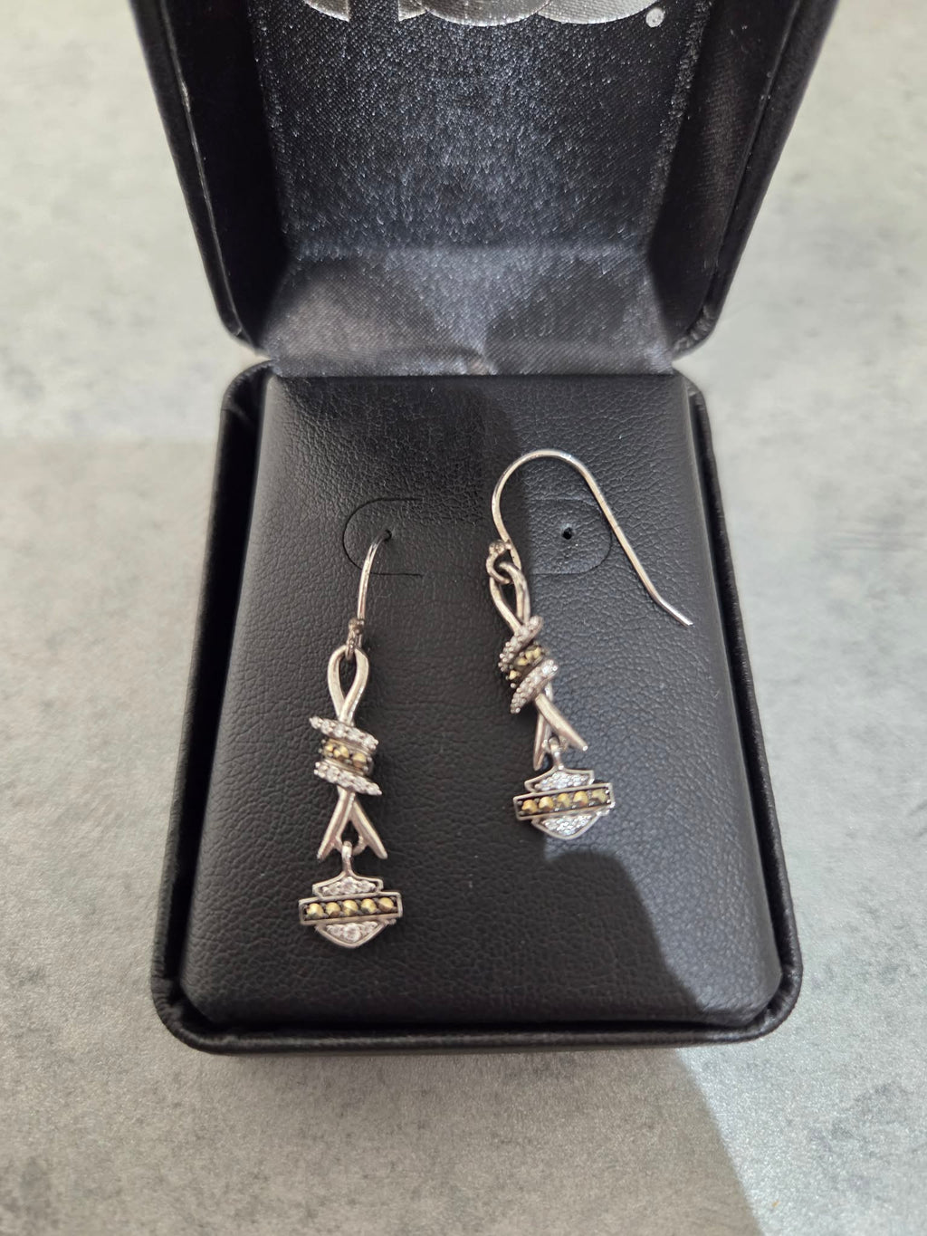 Licensed Product Womens Bling Barb Wire French Hook Earrings