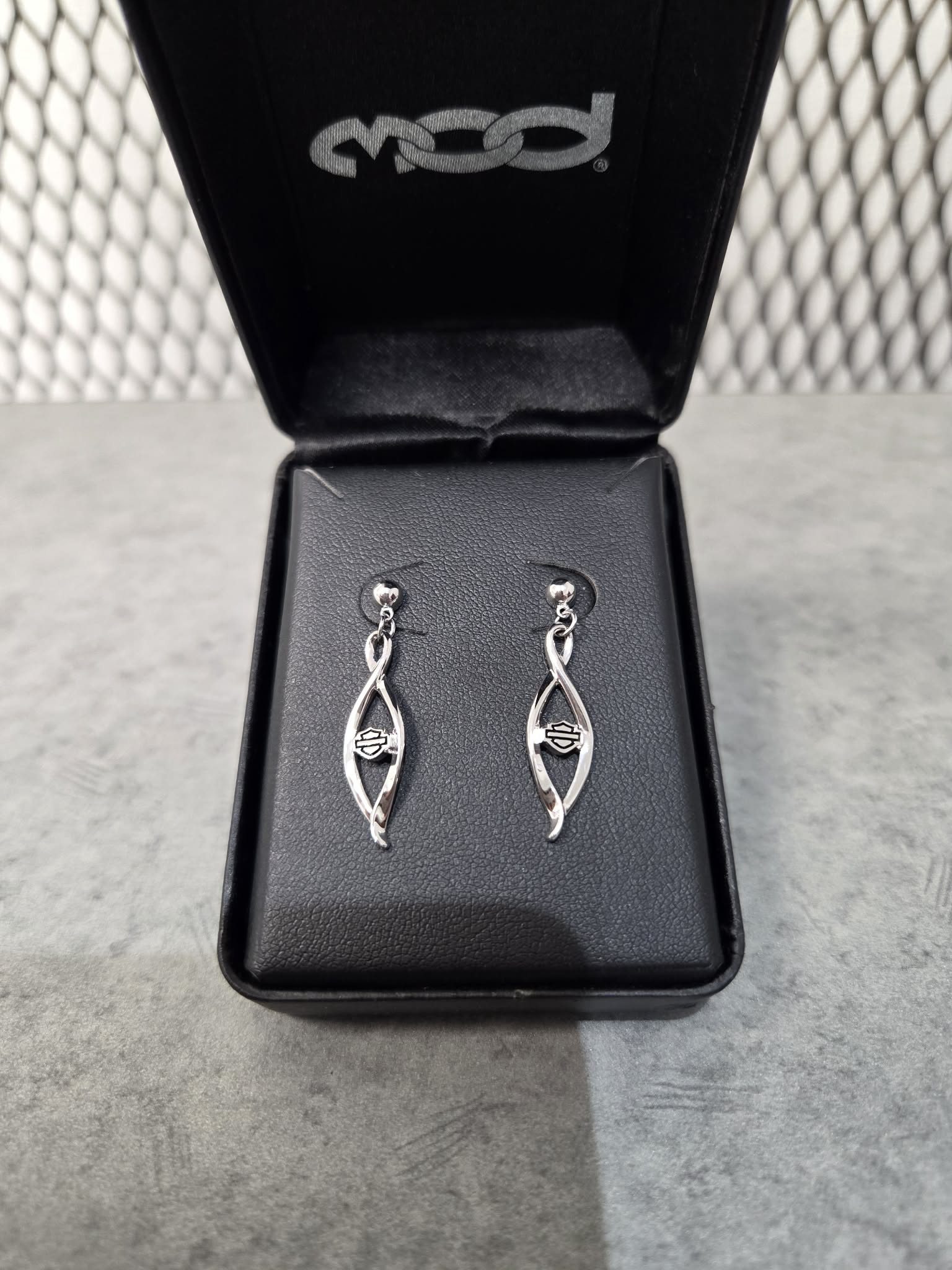 Licensed Product Womens .925 Silver Infinity Post Earrings