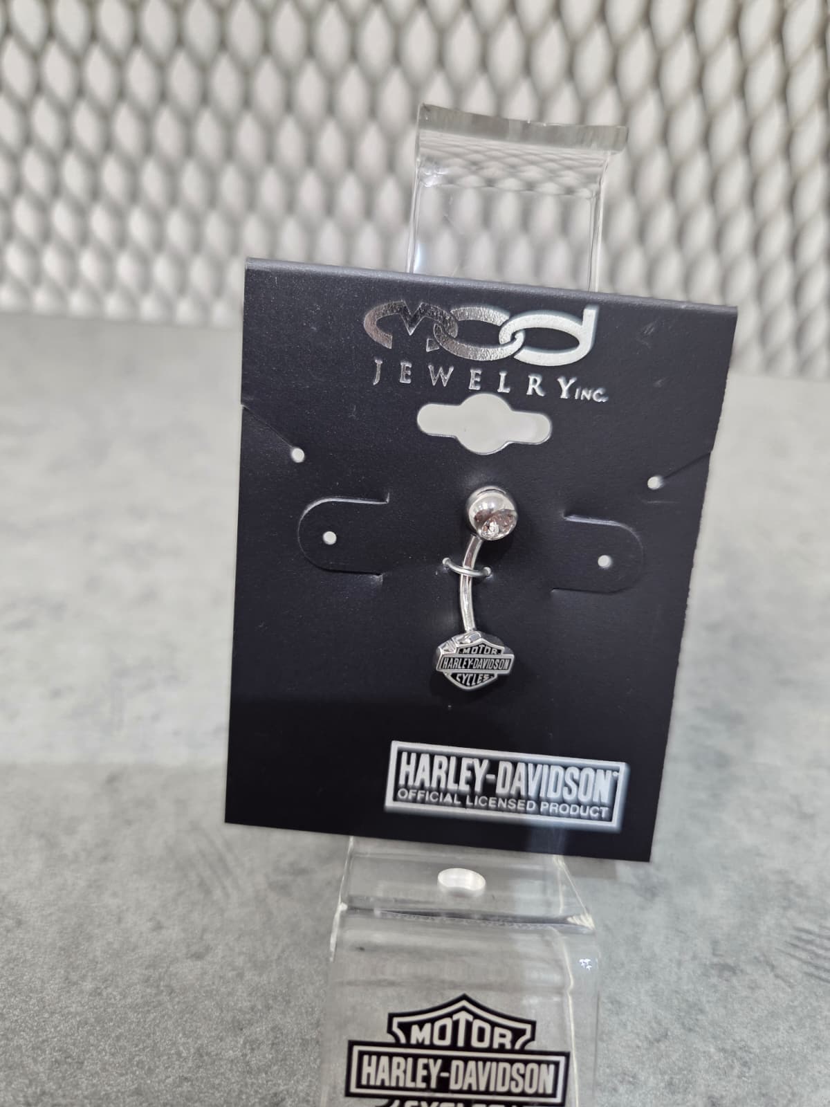 Licensed Product Silver Jewel White Cubic Zirconia Hd Womens Belly Ring No Size Main image