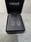 Licensed Product Womens .925 Silver Outline Chain Earrings