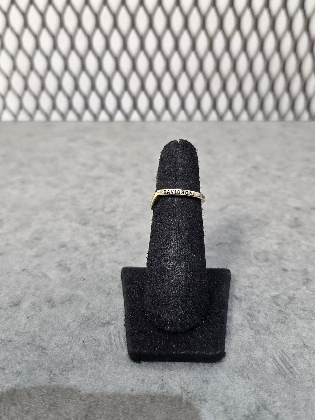 Licensed Product Womens .925 Silver Gold Plated Curved Stackable Ring