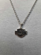 Licensed Product Mens Stainless Steel Small Blue Celtic Enamel Necklace