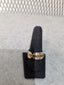 Licensed Product Mens Stainless Steel Gold Tone & Steel Wrap Band Ring