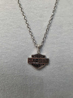 Licensed Product Mens Stainless Steel Small Black Celtic Enamel Necklace