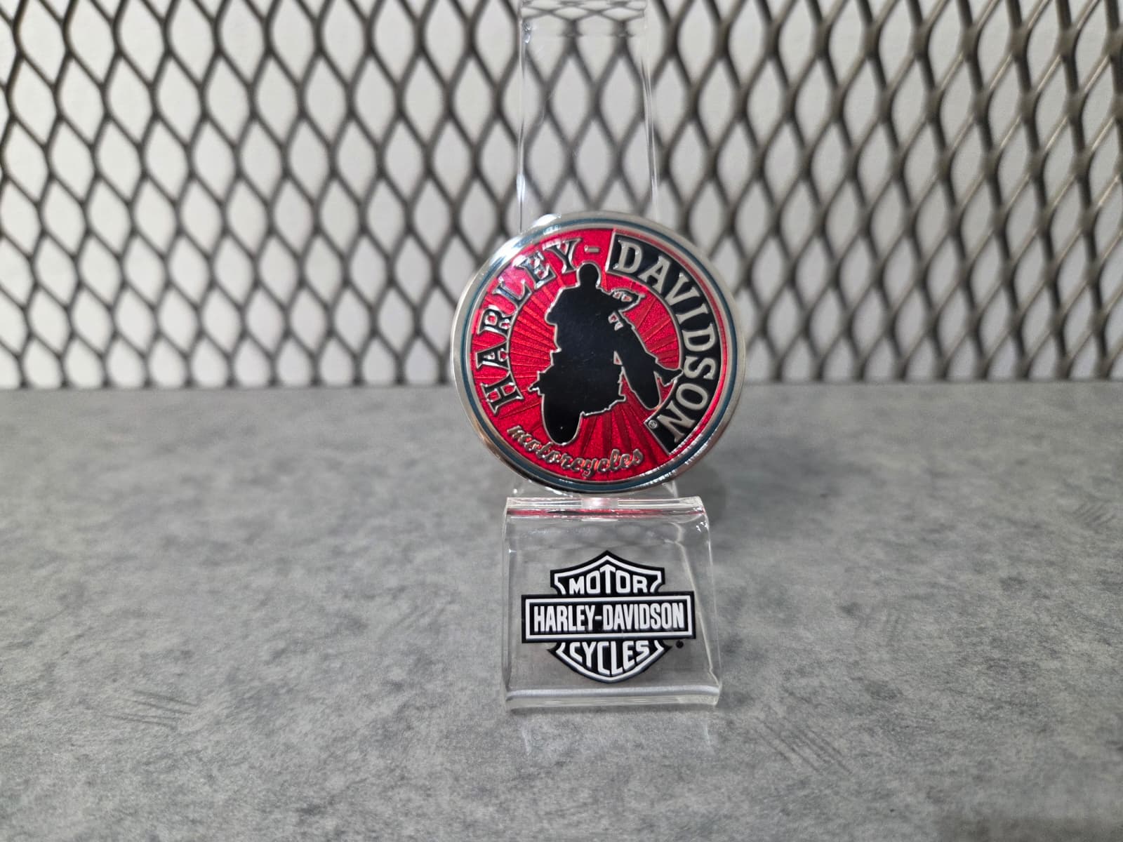 Licensed Product Retro Motorcycle Silhouette 1.75" Challenge Coin