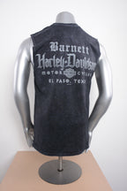 Licensed Product Mens Willie G Stress II Mineral Wash Black Sleeveless Muscle T-Shirt