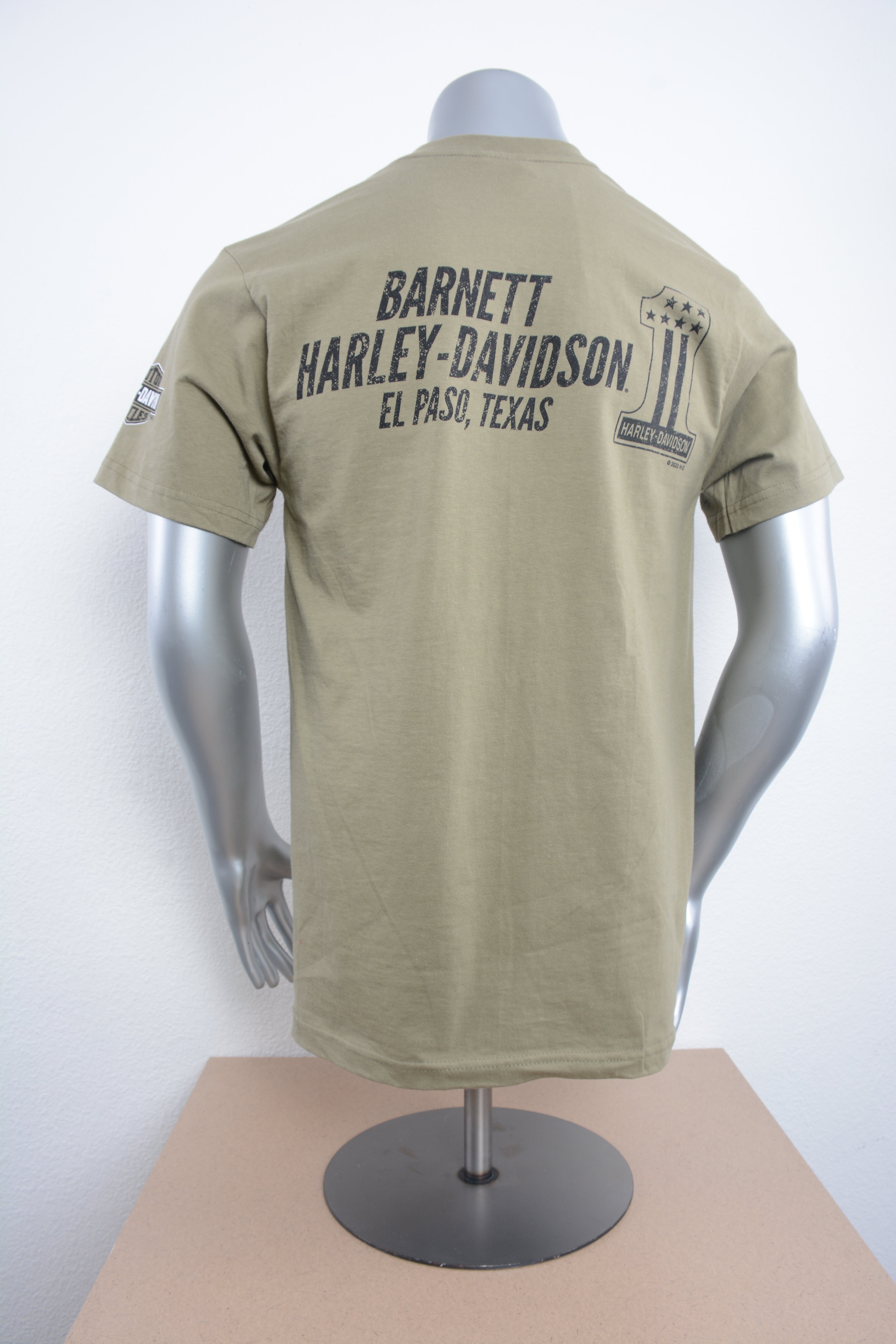 Licensed Product Men's Patriot WL Motorcycle Green Short Sleeve T-Shirt