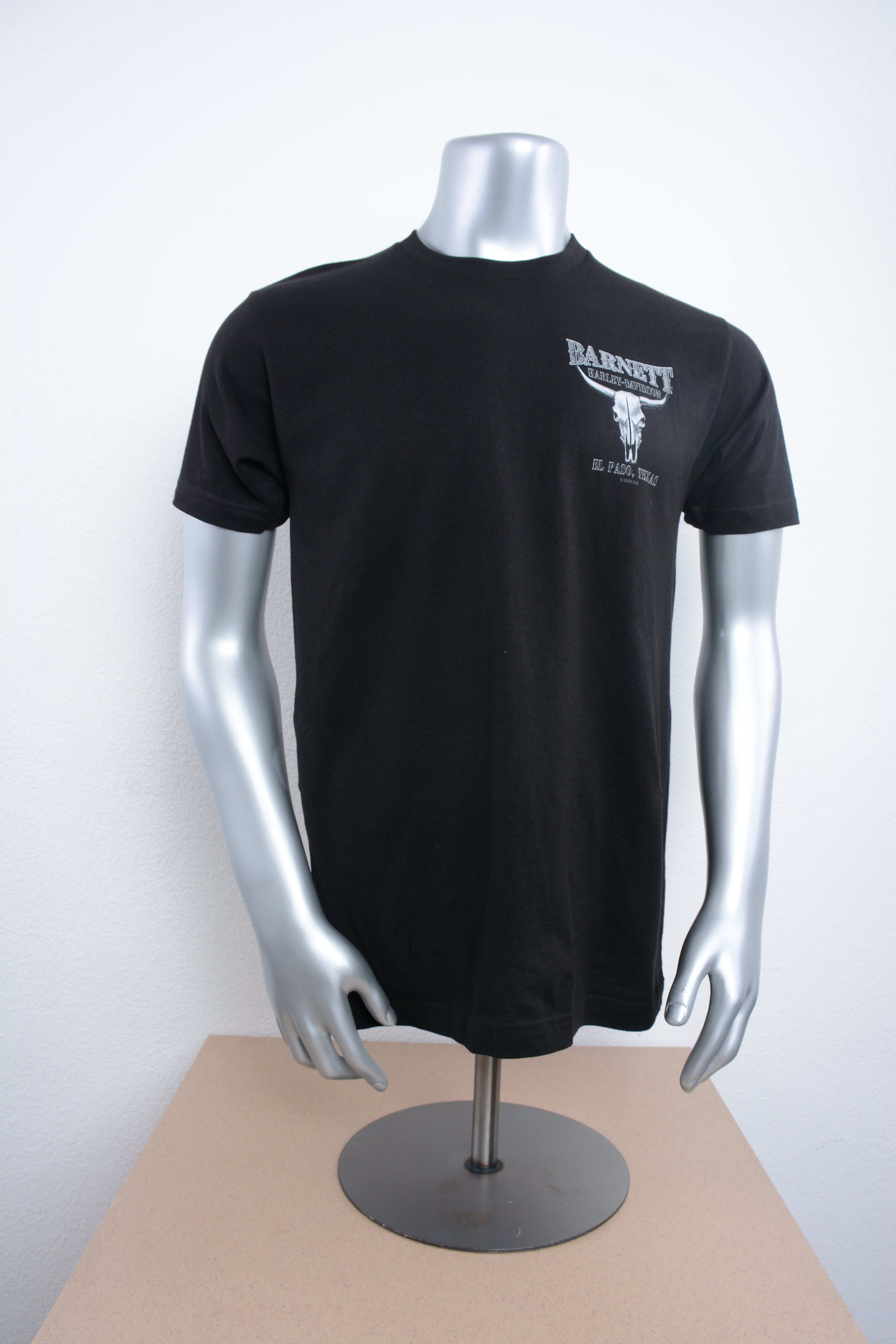 Licensed Product Men's BARNETT BLK/WHT STEER SK S/S BLACK T-SHIRT