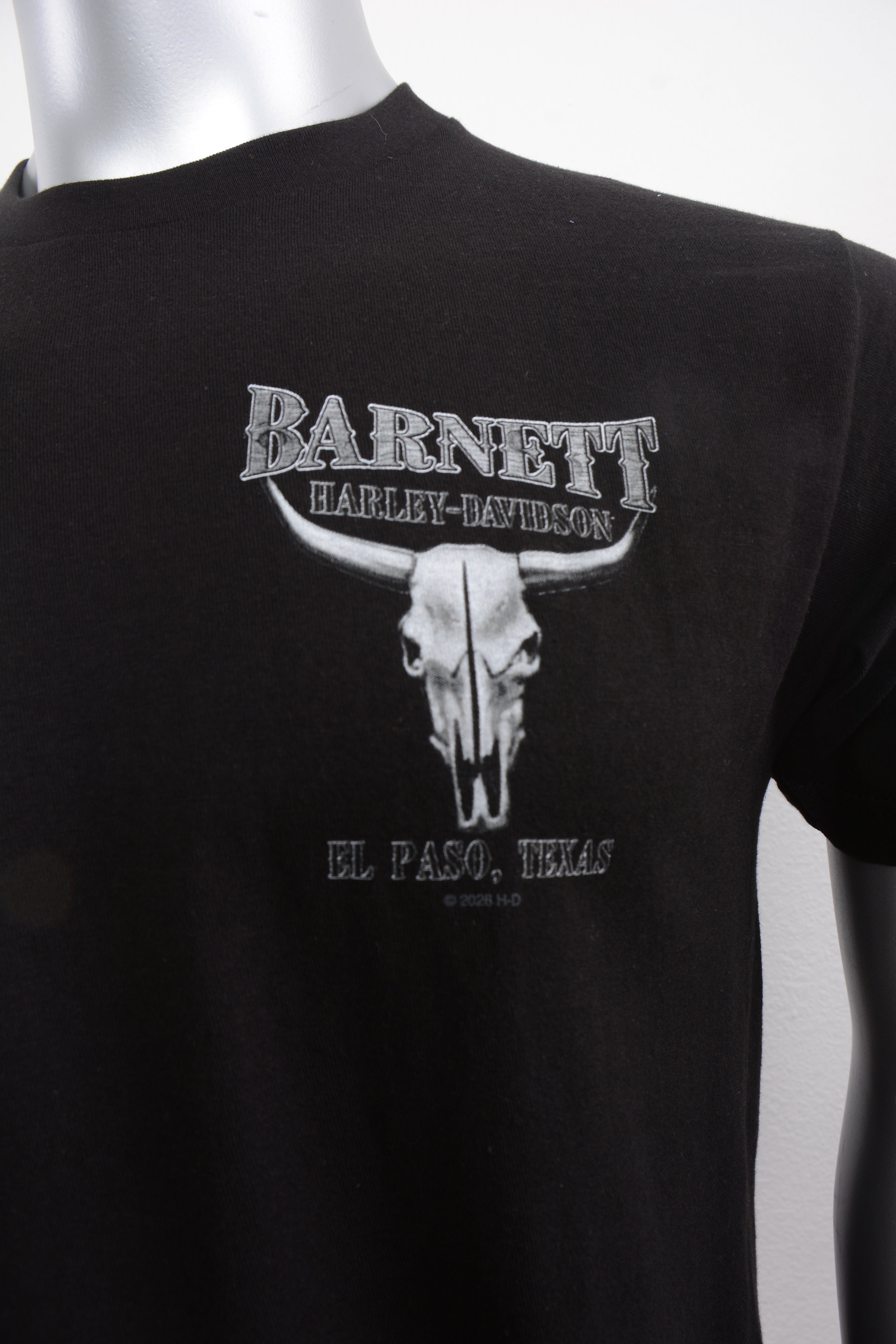 Licensed Product Men's BARNETT BLK/WHT STEER SK S/S BLACK T-SHIRT Secondary image