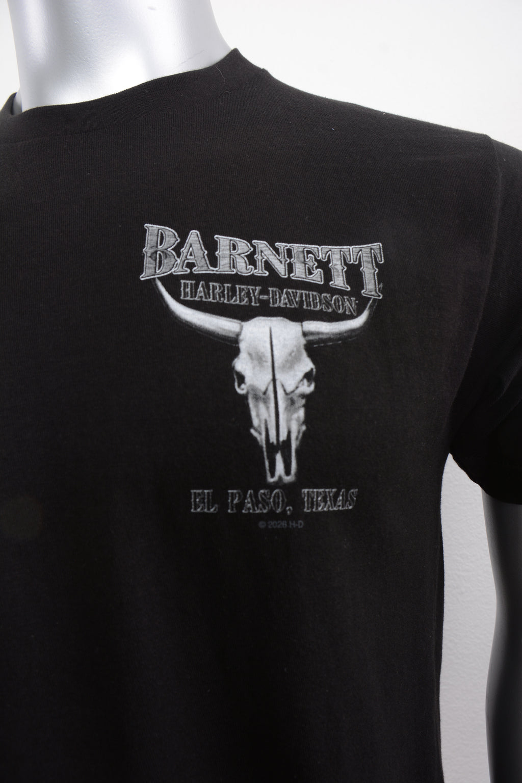 Licensed Product Men's BARNETT BLK/WHT STEER SK S/S BLACK T-SHIRT