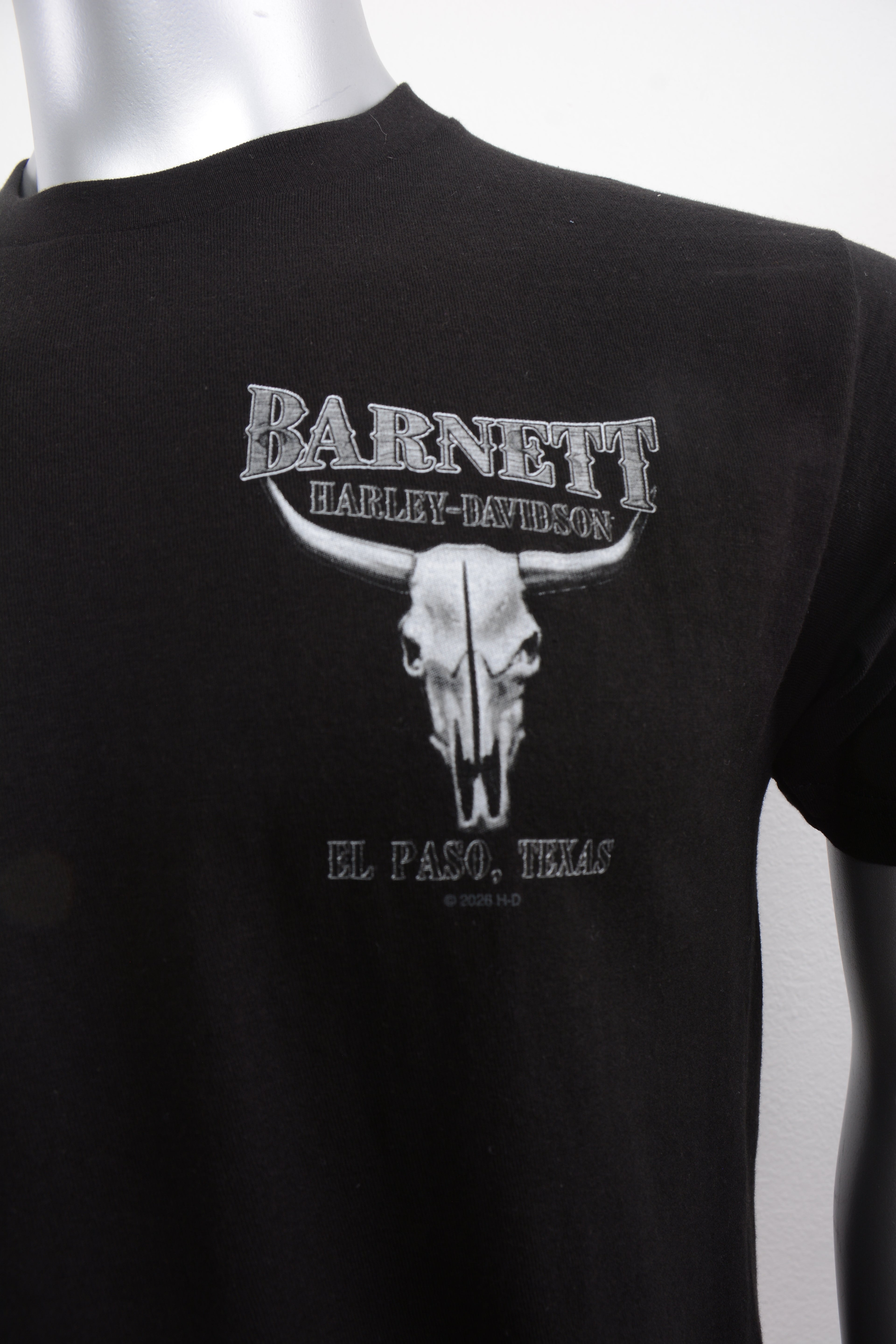 Licensed Product Men's BARNETT BLK/WHT STEER SK S/S BLACK T-SHIRT