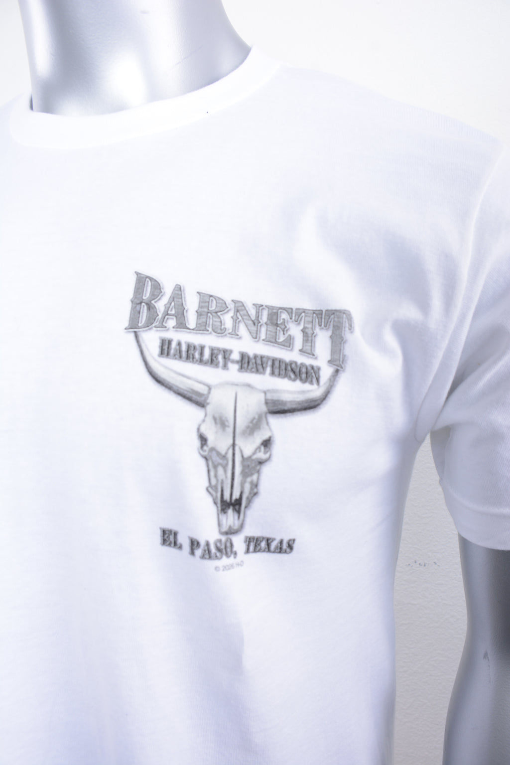 Licensed Product BARNETT BLK/WHT STEER SK S/S WHITE T-SHIRT