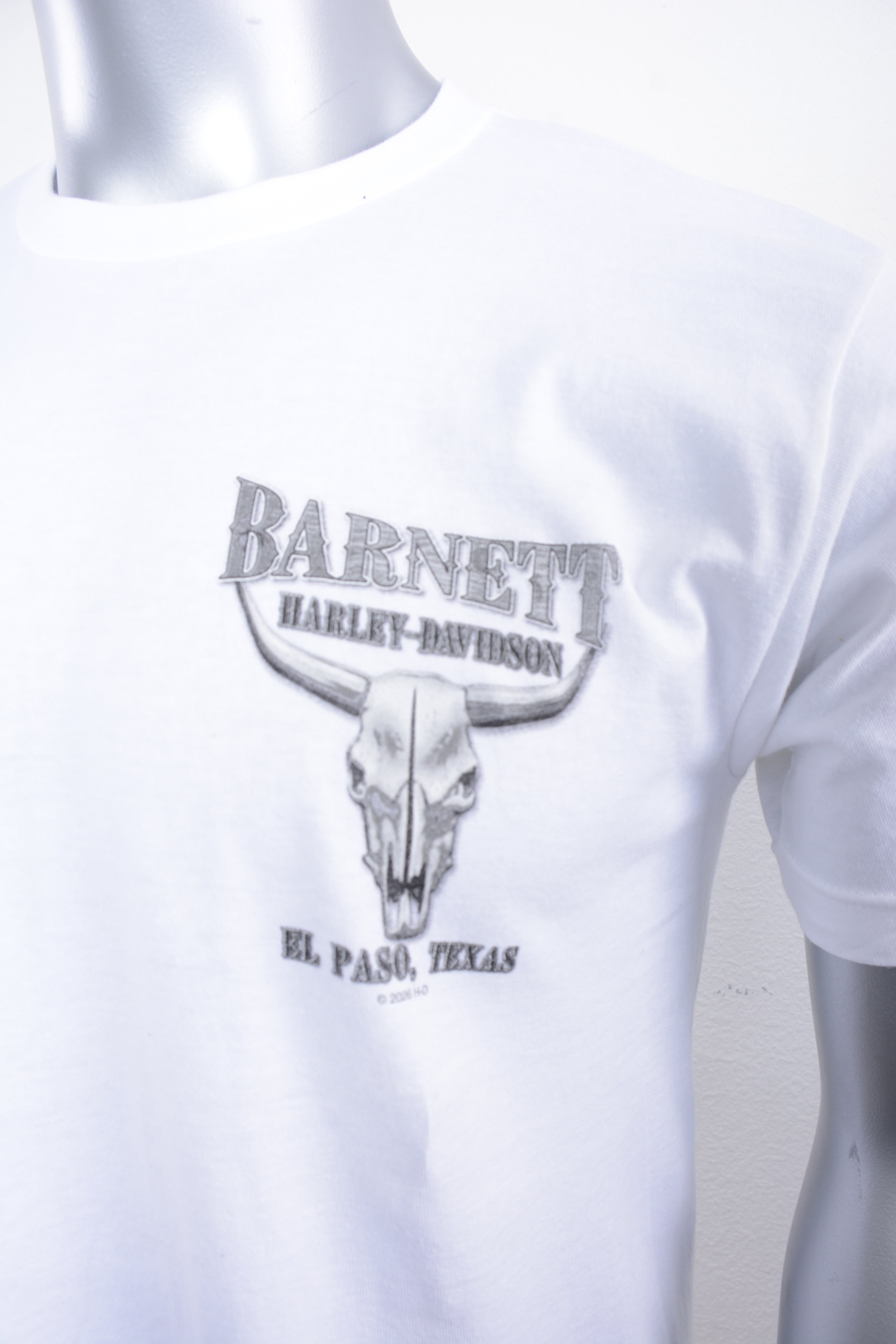 Licensed Product BARNETT BLK/WHT STEER SK S/S WHITE T-SHIRT