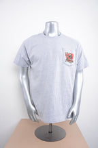 Licensed Product Men's Retro Babe Pocket Grey Short Sleeve T-Shirt