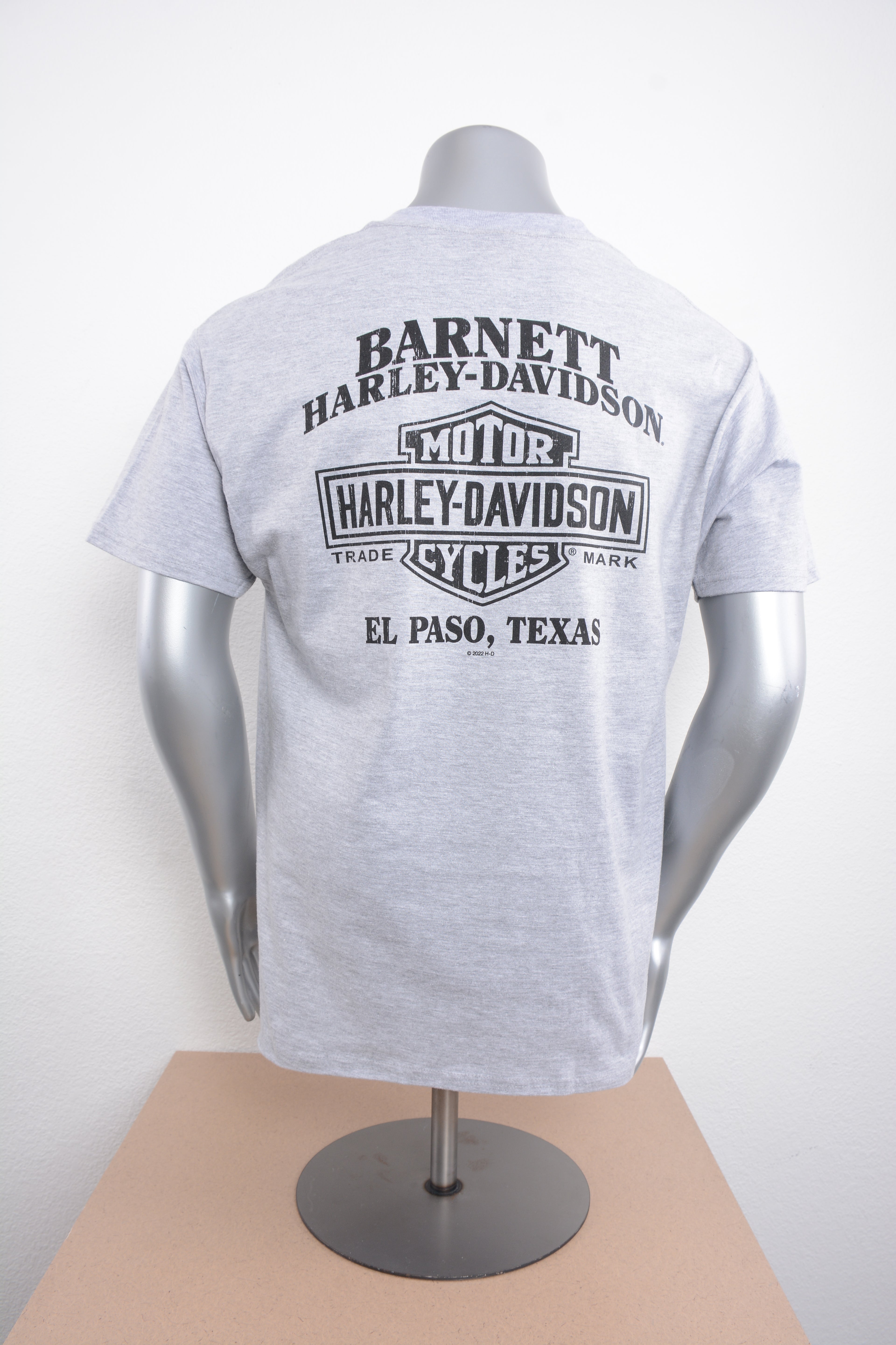 Licensed Product Men's Retro Babe Pocket Grey Short Sleeve T-Shirt