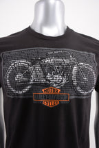 Licensed Product Men's Words II Motorcycle Black Short Sleeve T-Shirt