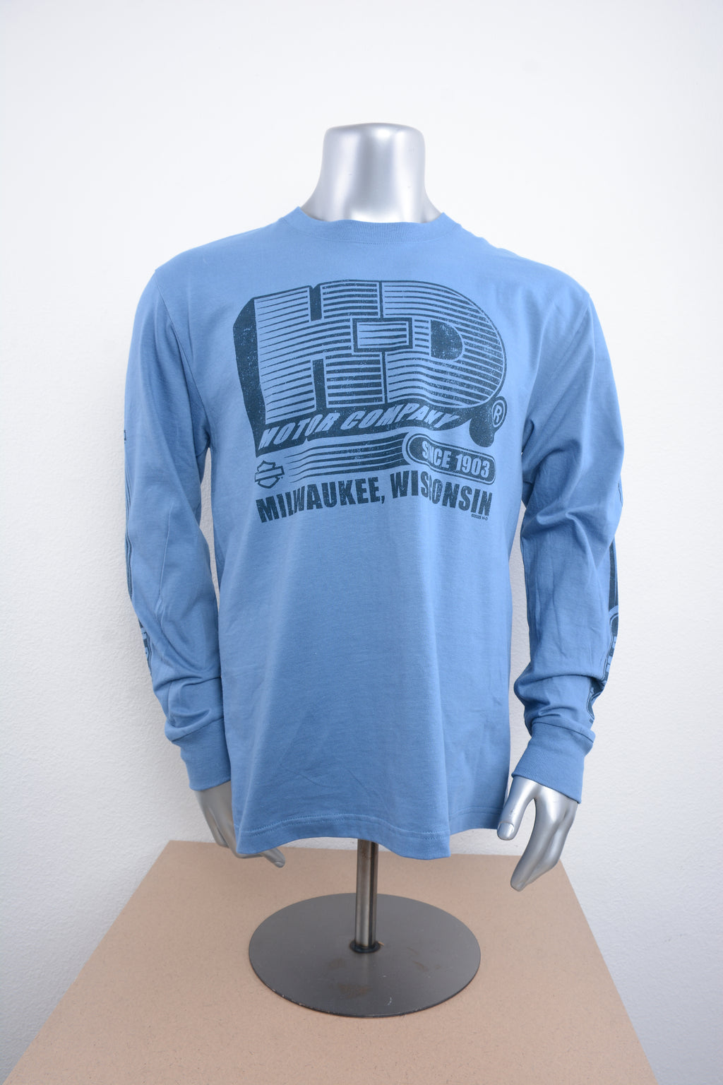 Licensed Product MC STRIPED MNS LS T DENIM