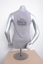 Licensed Product Womens Aliance Willie G Skull Grey Sleeveless Tank