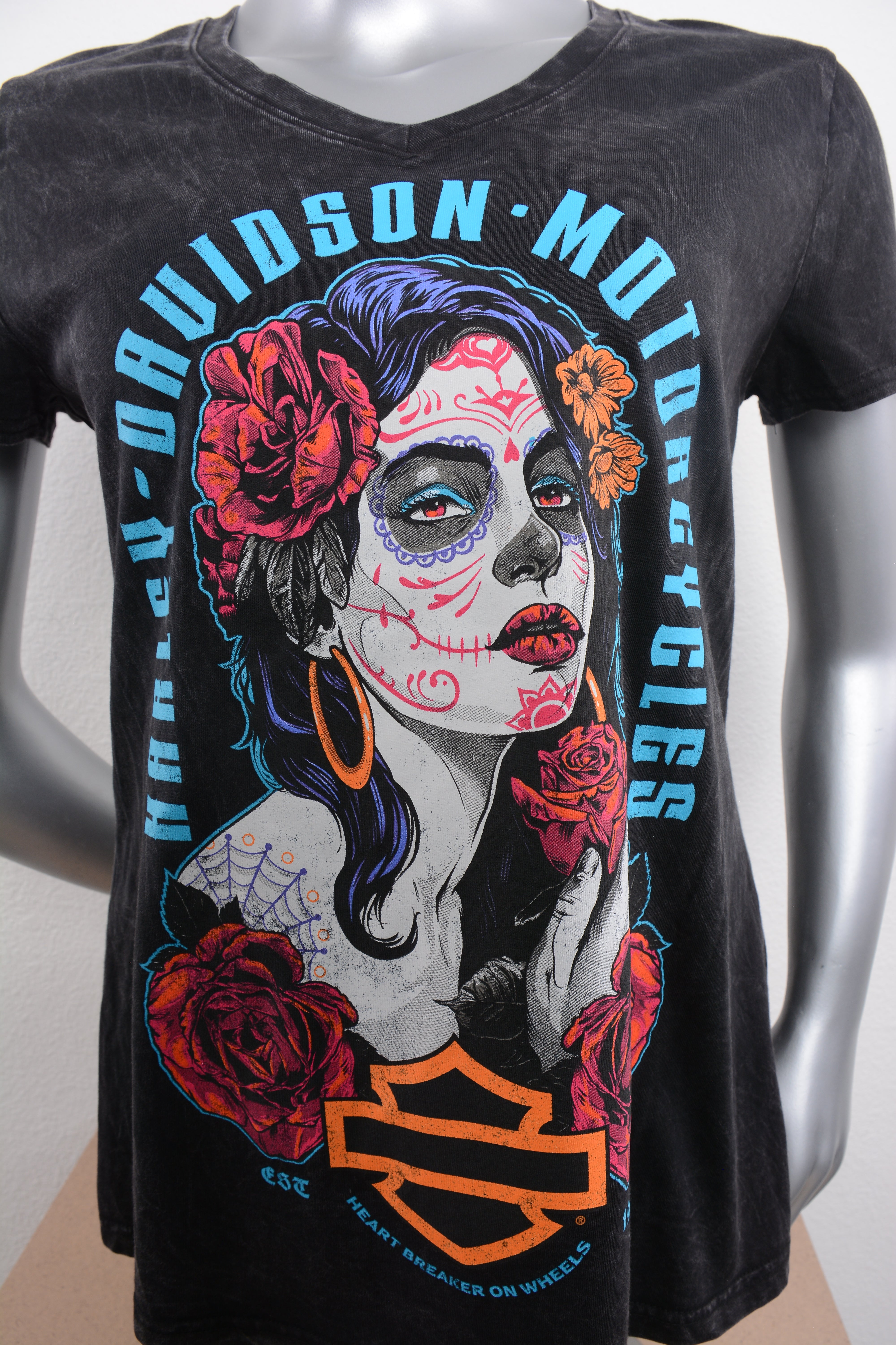 Licensed Product THE LOOK LDS BLACK WMS DYED VNK T Secondary image