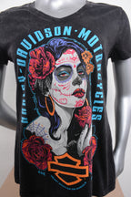 Licensed Product THE LOOK LDS BLACK WMS DYED VNK T