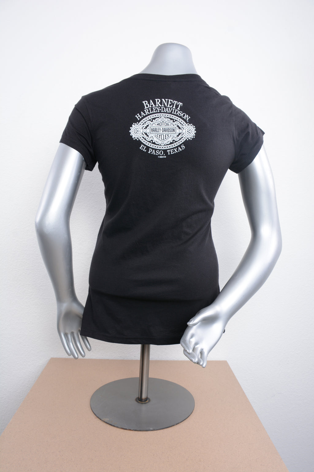 Licensed Product Women's Dream Chaser Foil Print with Rhinestones Black Short Sleeve T-Shirt