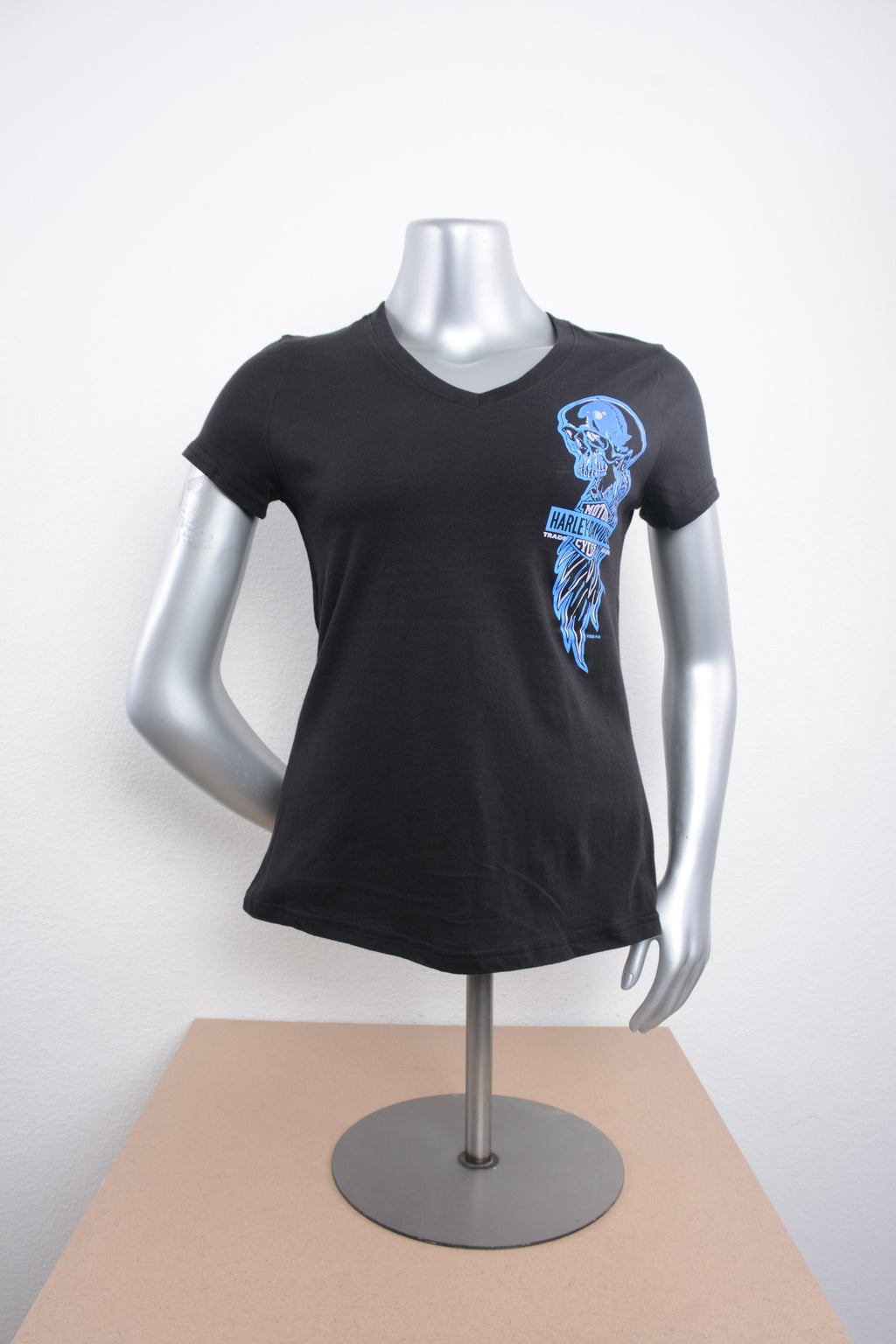 Licensed Product SKULL WING DOWN BLACK WMS VNK T