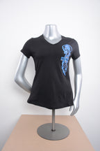 Licensed Product SKULL WING DOWN BLACK WMS VNK T